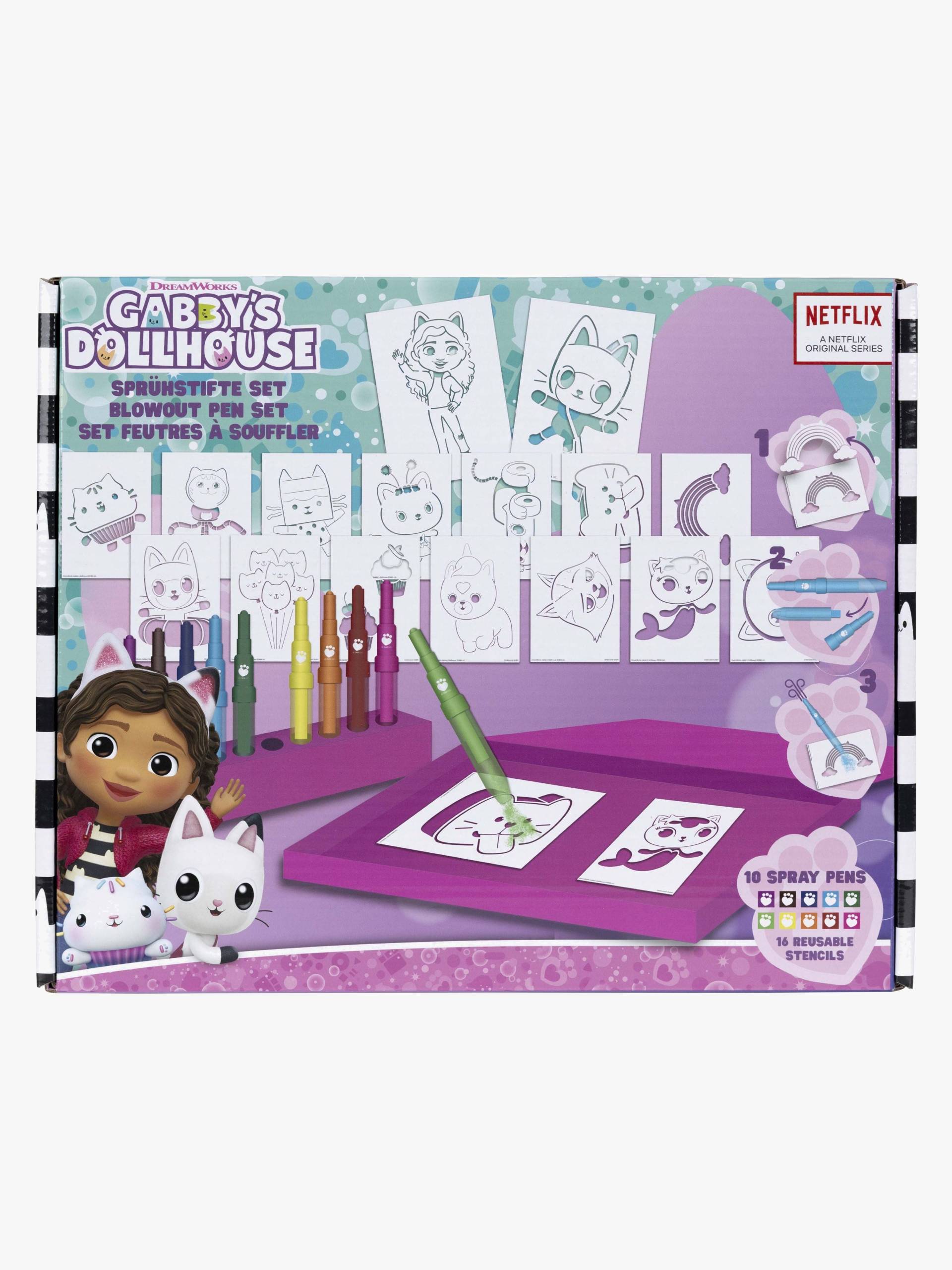 Gabby's Dollhouse Bastelset Pustestift von UnderCover