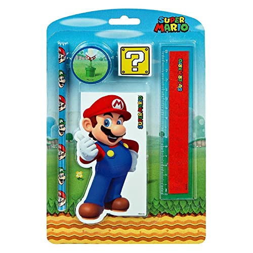 Super Mario Schrijfwarenset 5 Delig von Undercover