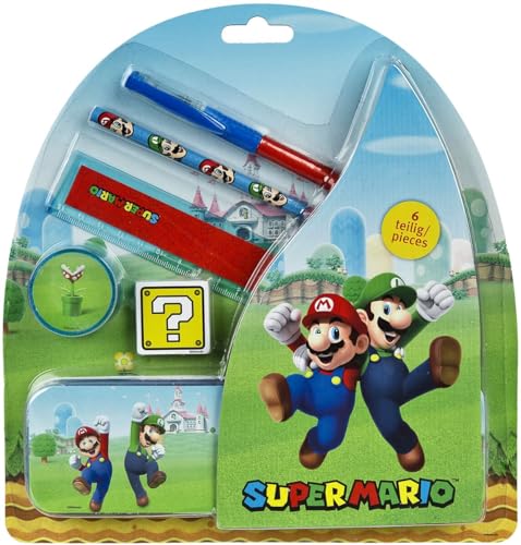 Undercover 6600000029 Super Mario Schulset, Multi-Color von Undercover