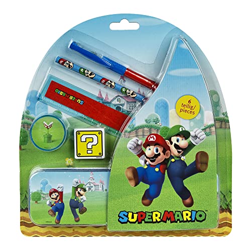 Undercover 6600000029 Super Mario Schulset, Multi-Color von Undercover