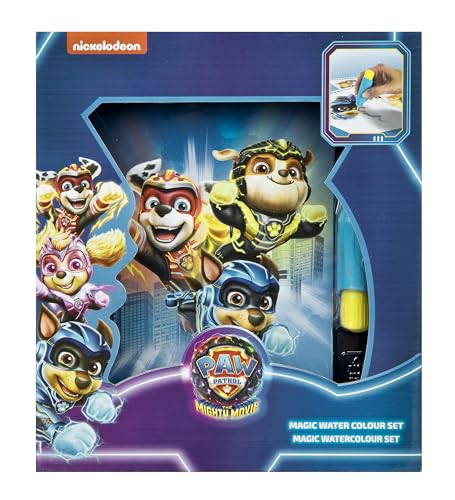 Undercover Magisches Wasserfarbenset - Paw Patrol Wasserfarben Set - toller Geschenkartikel für Kinder - einfaches Ausmalen der Vorlagen von Undercover