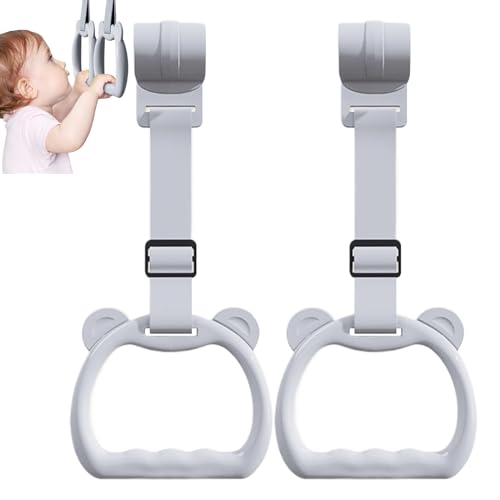 Baby Pull Up Rings, 2-Pack Cot Hanging Rings, Walking Practice Training Tool, Safe Grip Cot Accessories, Toy Support Strap, Boys, Daycare, Yard Play, Early Development, 15 cm Pink Gray Baby Pull Up Rings, 2-Pack Cot Hanging Rings, Walking Practice Training Tool, Safe Grip Cot Accessories, Toy Support Strap, Boys, Daycare, Yard Play, Early Development, 15 cm Pink Gray von Ungtyb