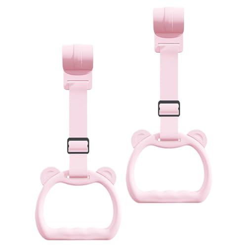 Baby Pull Up Rings, 2-Pack Cot Hanging Rings, Walking Practice Training Tool, Safe Grip Cot Accessories, Toy Support Strap, Boys, Daycare, Yard Play, Early Development, 15 cm Pink Gray Baby Pull Up Rings, 2-Pack Cot Hanging Rings, Walking Practice Training Tool, Safe Grip Cot Accessories, Toy Support Strap, Boys, Daycare, Yard Play, Early Development, 15 cm Pink Gray von Ungtyb