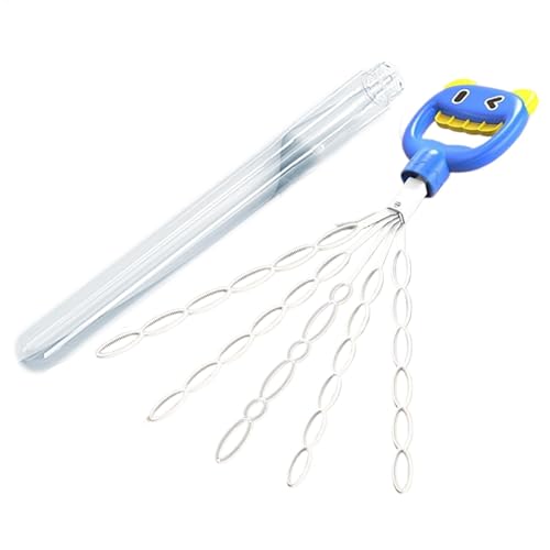 Bubble Wands for Kids, Smiling Face Bubble Blower Stick, 5-Claw Outdoor Toy for Party Games, Interactive Bubble Maker for Birthday, Camping, Backyard Fun, 1 Piece Bubble Wands for Kids, Smiling Face Bubble Blower Stick, 5-Claw Outdoor Toy for Party Games, Interactive Bubble Maker for Birthday, Camping, Backyard Fun, 1 Piece von Ungtyb