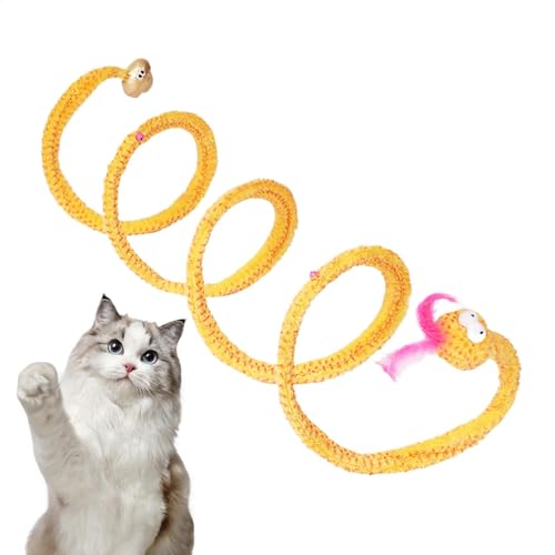 Cat Play Tunnel with Catnip and Feather Toy, Interactive Foldable Hunting Tube for Indoor Kittens, Cats, Engaging Pet Activity, Exercise Toy, 11.42x41.73 Inches Cat Play Tunnel with Catnip and Feather Toy, Interactive Foldable Hunting Tube for Indoor Kittens, Cats, Engaging Pet Activity, Exercise Toy, 11.42x41.73 Inches von Ungtyb