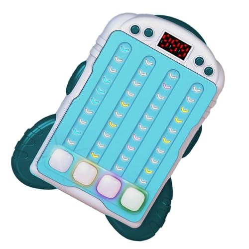 Elektronisches Rhythmusspiel, Musik-Puzzle-Konsole, tragbare Spielmaschine, Bestes elektronisches Musik-Rhythmusspiel mit lebendigem Design für Partys von Ungtyb