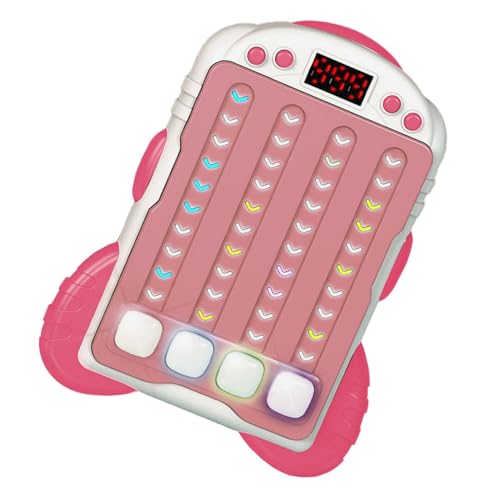 Elektronisches Rhythmusspiel, Musik-Puzzle-Konsole, tragbare Spielmaschine, Bestes elektronisches Musik-Rhythmusspiel mit lebendigem Design für Partys von Ungtyb