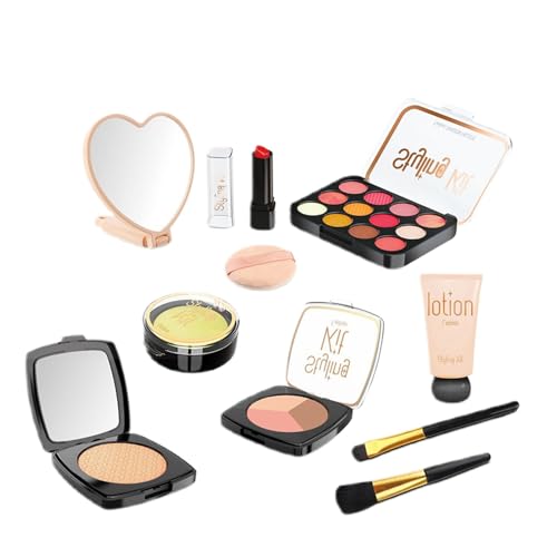 Kids Makeup Kit, Colorful Pretend Makeup Kits for Kids, Safe Girls Makeup Toy, Fun Interactive Play Makeups for Kids, Girls Playing and Entertaining (Pink, Black, Blue) von Ungtyb