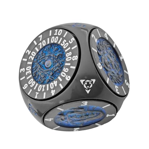 Metal Dice-7-in-1-Standard-Spielwürfel | Rotierendes geometrisches Spielzeug für Teenager, Erwachsene, Paare, Familie, Klassenzimmer und Reisespiel Nacht Spaß von Ungtyb