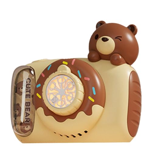 Ungtyb Camera Bubble Machine, Cartoon Automatic Bubble Blower, Light-Up Foam Maker Toy, Handheld Rechargeable Design, Light Up Design, Made of Abs Material, 5.12x2.76x5.31inches von Ungtyb
