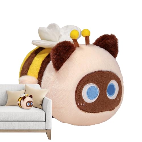 Ungtyb Cat Plush, Bee Stuffed Animal, Cute Decorative Toy, Ultra Soft Fabric Doll Design 10.2 Inch, Present for Kids Bedroom Sofa Car Decorations, 1 Piece von Ungtyb