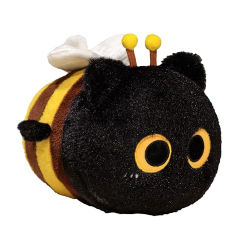 Ungtyb Cat Plush, Bee Stuffed Animal, Cute Decorative Toy, Ultra Soft Fabric Doll Design 10.2 Inch, Present for Kids Bedroom Sofa Car Decorations, 1 Piece von Ungtyb