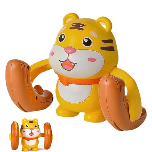 Ungtyb Electronic Musical Toys, Tumbling Light-Up Tiger, Interactive Moving Toy, Funny Cartoon Animal with Music & Lights, Enhances Coordination and Reaction Skills, 4.8x3.93 Inches Ungtyb Electronic Musical Toys, Tumbling Light-Up Tiger, Interactive Moving Toy, Funny Cartoon Animal with Music & Lights, Enhances Coordination and Reaction Skills, 4.8x3.93 Inches von Ungtyb