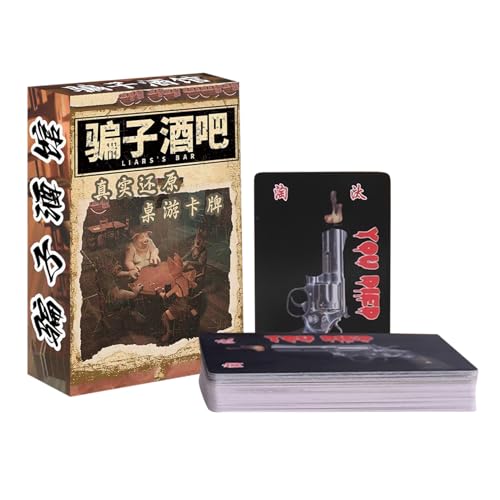 Ungtyb Family Card Games, Strategic Board Game, Fun Interactive Party Activity, Engaging Travel Game for College Students, Adults, and Friends, 2.05 inches von Ungtyb