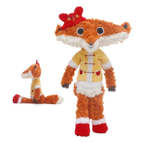 Ungtyb Fox Stuffed Animal, Huggable Fox Toy, Fox Toy for Kids, Furry Fox Stuffed Animal, New Year Outfit Fox Toy, Kids Fox Birthday Toy, Stuffed Animal for Boys, Stuffed Fox for Girls, Fox Ungtyb Fox Stuffed Animal, Huggable Fox Toy, Fox Toy for Kids, Furry Fox Stuffed Animal, New Year Outfit Fox Toy, Kids Fox Birthday Toy, Stuffed Animal for Boys, Stuffed Fox for Girls, Fox von Ungtyb