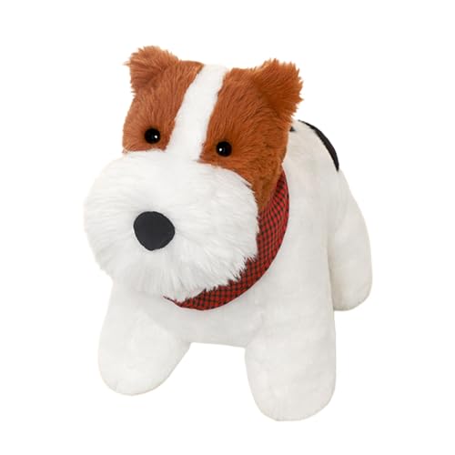Ungtyb Highland Terrier Plush Toy, Puppy Stuffed Animal, Soft Cuddle Pillow, Ultra Squishy Fabric Realistic Dog Design Ideal for Bedroom Decor or Present, 9.84 Inches von Ungtyb