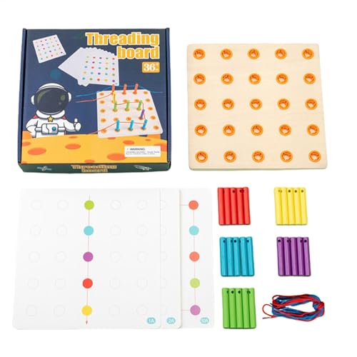 Ungtyb Kids Lacing Board, Educational Lacing Toys, Sensory Threading Toys, Preschool Lacing Board, Preschool Lacing Board for Home, Preschool, and Kindergarten Educational Activities Ungtyb Kids Lacing Board, Educational Lacing Toys, Sensory Threading Toys, Preschool Lacing Board, Preschool Lacing Board for Home, Preschool, and Kindergarten Educational Activities von Ungtyb