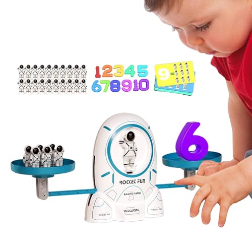 Ungtyb Math Balance Toy, Counting Game Set, Educational Mathematics Toy, Preschool Learning Game with Colorful and Kid Friendly Design for Young Learners, 13.39x3.74x6.3 Inches Ungtyb Math Balance Toy, Counting Game Set, Educational Mathematics Toy, Preschool Learning Game with Colorful and Kid Friendly Design for Young Learners, 13.39x3.74x6.3 Inches von Ungtyb