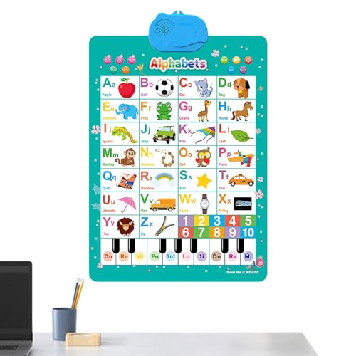 Ungtyb Phonics Sound Wall, Educational Classroom Chart, Interactive Teaching Colorful Tool, Electronic Learning Poster for Preschool and Kindergarten, 24.61x16.54x0.39 Inches Ungtyb Phonics Sound Wall, Educational Classroom Chart, Interactive Teaching Colorful Tool, Electronic Learning Poster for Preschool and Kindergarten, 24.61x16.54x0.39 Inches von Ungtyb