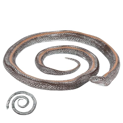 Ungtyb Snake Prank Toy, Realistic Reptile Model, Fake Snake Prop Features Scales Vibrant Colors and a Flexible Body for Halloween, Parties Supplies, Garden Decoration, 1 Piece Ungtyb Snake Prank Toy, Realistic Reptile Model, Fake Snake Prop Features Scales Vibrant Colors and a Flexible Body for Halloween, Parties Supplies, Garden Decoration, 1 Piece von Ungtyb