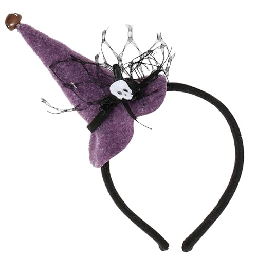Ungtyb Spinnennetz-Stirnband, Kopfbedeckung für Halloween-Kostüm, Haarband für Damen mit Hexenhut | Festliches -Kopfband, eleganter Haarreif für Shows Ungtyb Spinnennetz-Stirnband, Kopfbedeckung für Halloween-Kostüm, Haarband für Damen mit Hexenhut | Festliches -Kopfband, eleganter Haarreif für Shows von Ungtyb