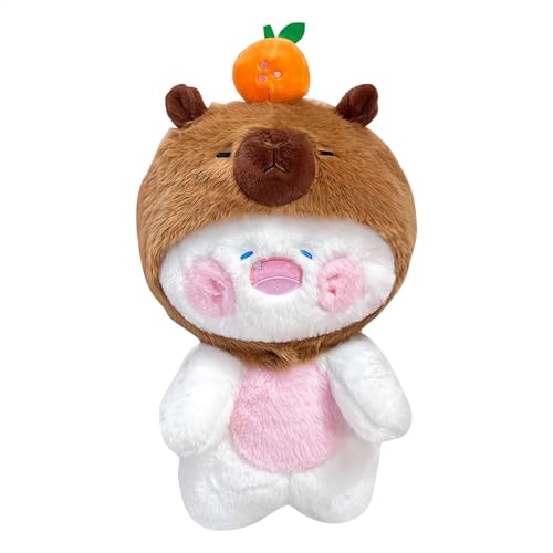 Ungtyb Stuffed Plush Toy, Ugly Fish to Capybara Transformation Doll, Soft Plush Decoration for Living Room, Bedroom, Soft to the Touch and Perfect on Snuggling, 7.09x5.91x13.78in Ungtyb Stuffed Plush Toy, Ugly Fish to Capybara Transformation Doll, Soft Plush Decoration for Living Room, Bedroom, Soft to the Touch and Perfect on Snuggling, 7.09x5.91x13.78in von Ungtyb