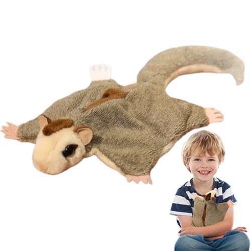 Ungtyb Sugar Glider Plush, Soft Stuffed Animal, Realistic Flying Squirrel Doll, Magnetic Paws, Cuddly Soothing Companion for Kids, Nursery, Bedroom, Home Decor, 12.99x7.48 Inches Ungtyb Sugar Glider Plush, Soft Stuffed Animal, Realistic Flying Squirrel Doll, Magnetic Paws, Cuddly Soothing Companion for Kids, Nursery, Bedroom, Home Decor, 12.99x7.48 Inches von Ungtyb