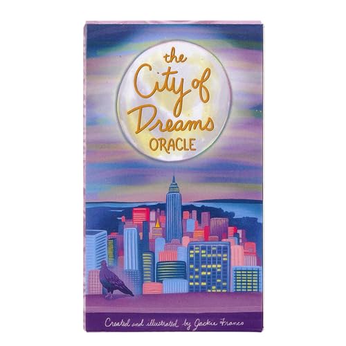 Ungtyb The City of Dreams Oracle, English Tarot Deck, Fate Divination Cards, Spiritual Board Game, Intuitive Reading Tool, Fortune-Telling Entertainment for Family Party Friends Practice 10.5x7x1cm von Ungtyb