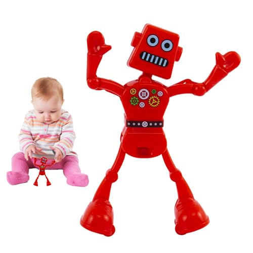 Ungtyb Windup Toys, Dancing Robot Toy, Interactive Fun Gift, No Battery Needed, Easy Wind Mechanism Assorted Colors, for Birthday School Classroom Party Travel Use, 11.5 cm Red Blue White Ungtyb Windup Toys, Dancing Robot Toy, Interactive Fun Gift, No Battery Needed, Easy Wind Mechanism Assorted Colors, for Birthday School Classroom Party Travel Use, 11.5 cm Red Blue White von Ungtyb