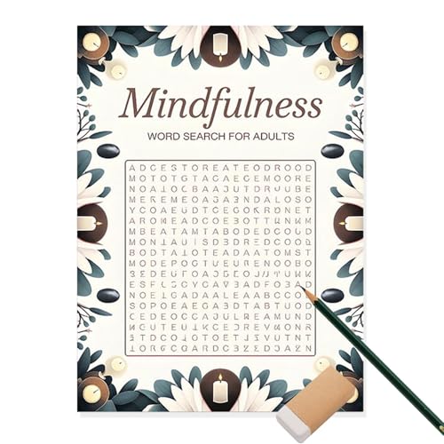 Ungtyb Word Search Books, Adult Puzzle Games, Mind Exercise Books, Brain Boosting Games with Multilevel Difficulty and Large Print Design for Seniors or Adults, 1 Piece Ungtyb Word Search Books, Adult Puzzle Games, Mind Exercise Books, Brain Boosting Games with Multilevel Difficulty and Large Print Design for Seniors or Adults, 1 Piece von Ungtyb