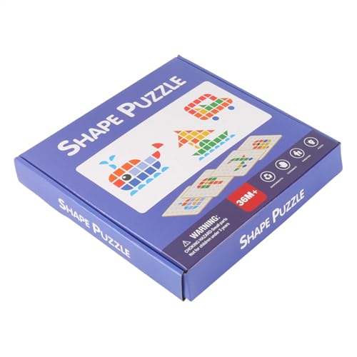 Wooden Puzzles for Toddler, Sensory Wood Toddler Puzzles, Preschool Early Development and Activity Toy, Sorting and Stacking Toys, for Parents and Children, 9.41x8.9x1.42 Inches Wooden Puzzles for Toddler, Sensory Wood Toddler Puzzles, Preschool Early Development and Activity Toy, Sorting and Stacking Toys, for Parents and Children, 9.41x8.9x1.42 Inches von Ungtyb