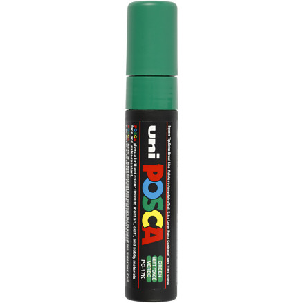 Posca Marker , Nr. PC-17K, Strichstärke 15 mm, extrabreit, Grün, 1 Stk von Uni-Posca