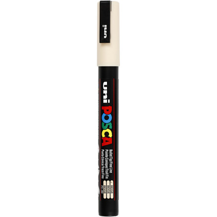 Posca Marker , Nr. PC-3M, Strichstärke 0,9-1,3 mm, fein, Beige, 1 Stk von Uni-Posca
