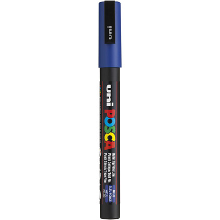 Posca Marker , Nr. PC-3M, Strichstärke 0,9-1,3 mm, fein, Blau, 1 Stk von Uni-Posca