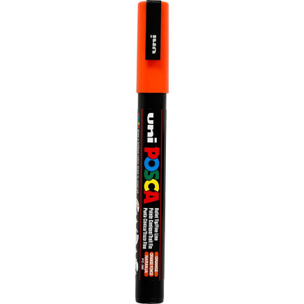 Posca Marker , Nr. PC-3M, Strichstärke 0,9-1,3 mm, fein, Orange, 1 Stk von Uni-Posca