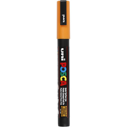 Posca Marker , Nr. PC-3M, Strichstärke 0,9-1,3 mm, fein, Sonnengelb, 1 Stk Posca Marker , Nr. PC-3M, Strichstärke 0,9-1,3 mm, fein, Sonnengelb, 1 Stk von Uni-Posca