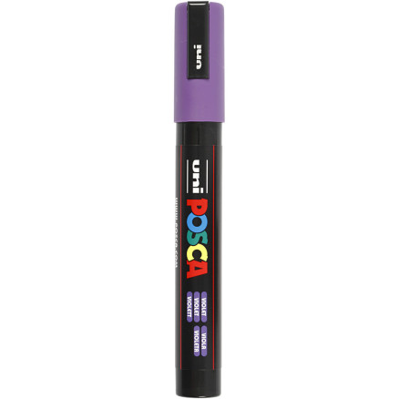Posca Marker , Nr. PC-5M, Strichstärke 2,5 mm, Medium, Violett, 1 Stk Posca Marker , Nr. PC-5M, Strichstärke 2,5 mm, Medium, Violett, 1 Stk von Uni-Posca