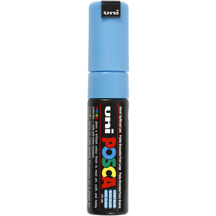 Posca Marker , Nr. PC-8K, Strichstärke 8 mm, breit, Hellblau, 1 Stk von Uni-Posca