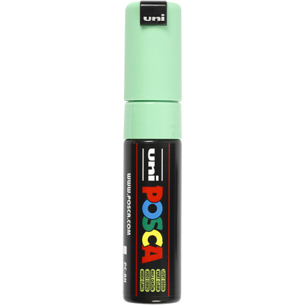 Posca Marker , Nr. PC-8K, Strichstärke 8 mm, breit, Hellgrün, 1 Stk von Uni-Posca