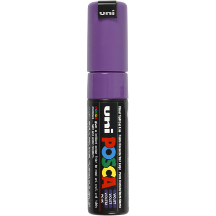 Posca Marker , Nr. PC-8K, Strichstärke 8 mm, breit, Violett, 1 Stk von Uni-Posca