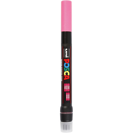 Posca Marker , Nr. PCF350, Strichstärke 1-10 mm, Pinsel, Pink, 1 Stk von Uni-Posca