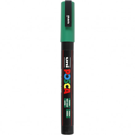 Uni Posca Marker, Strichstärke: 0,9-1,3mm, PC-3M, 1 Stk, Grün Uni Posca Marker, Strichstärke: 0,9-1,3mm, PC-3M, 1 Stk, Grün von Uni-Posca
