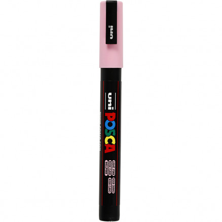 Uni Posca Marker, Strichstärke: 0,9-1,3mm, PC-3M, 1 Stk, Hellrosa Uni Posca Marker, Strichstärke: 0,9-1,3mm, PC-3M, 1 Stk, Hellrosa von Uni-Posca