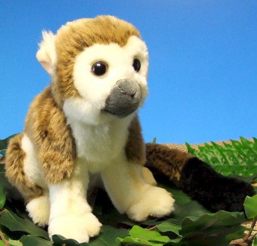 Plüschtier Affe Totenkopfäffchen - sitzend - 20 cm von Uni-Toys