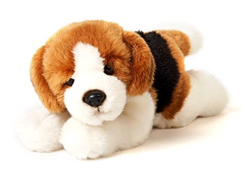 Uni-Toys - Beagle Welpe, liegend - 24 cm (Länge) - Plüsch-Hund, Haustier - Plüschtier, Kuscheltier von Uni-Toys