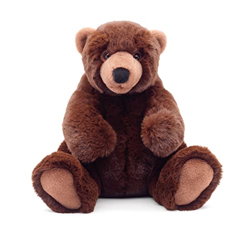 Uni-Toys - Braunbär groß, sitzend - 'Mika' - superweich - 29 cm (Höhe) - Plüsch-Bär, Teddy, Teddybär - Plüschtier, Kuscheltier von Uni-Toys