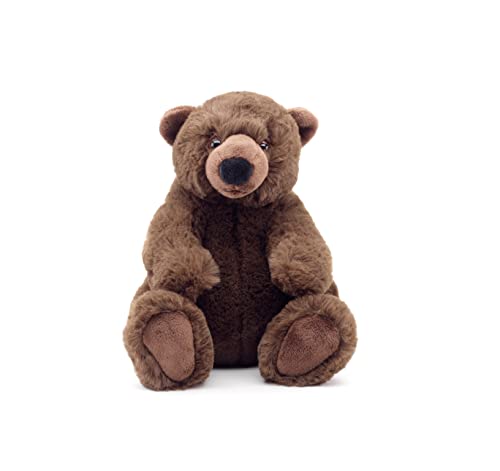 Uni-Toys - Braunbär klein, sitzend - 'Charlie' - superweich - 20 cm (Höhe) - Plüsch-Bär, Teddy, Teddybär - Plüschtier, Kuscheltier von Uni-Toys