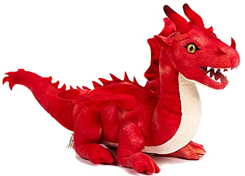 Uni-Toys - Drache rot - 40 cm (Länge) - Plüsch-Fabeltier - Plüschtier, Kuscheltier von Uni-Toys