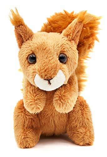 Uni-Toys - Eichhörnchen Plushie - 13 cm (Höhe) - Plüsch-Waldtier - Plüschtier, Kuscheltier von Uni-Toys