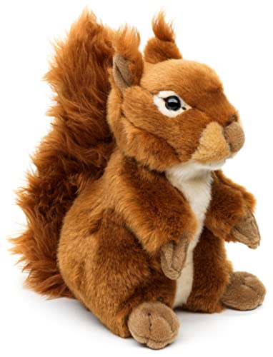 Uni-Toys - Eichhörnchen, stehend - 22 cm (Höhe) - Plüsch-Hörnchen - Plüschtier, Kuscheltier von Uni-Toys